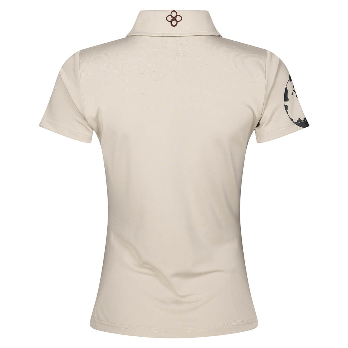 01 Kingsland Bellarosa pique polo i farven beige dove